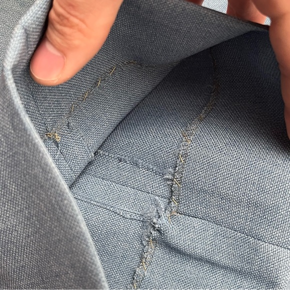 St. Michael - size 36 - VTG 70s trousers - high rise - unique fabric - Picture 8 of 9